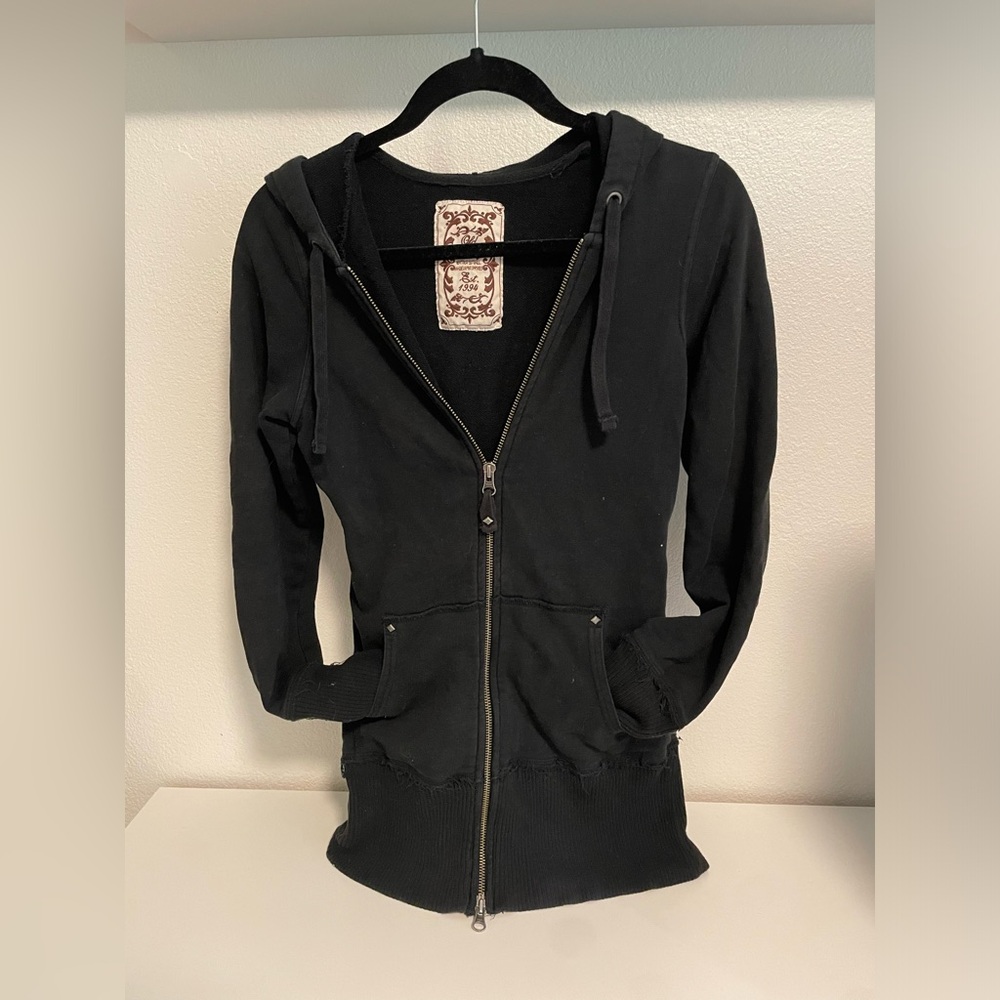 Black Vintage Old Navy Zip up